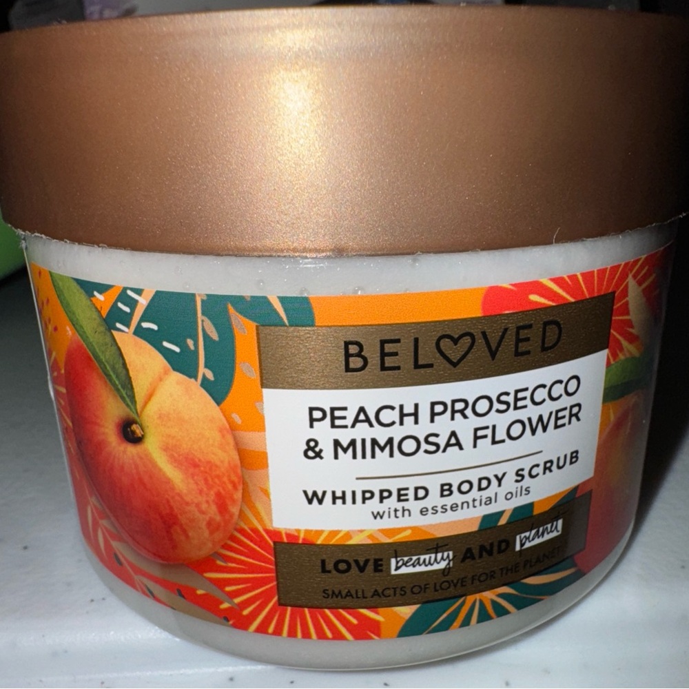 Peach Prosecco & Mimosa Flower Whipped Body Scrub
